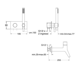 Cristina SELTZ SZ11351 Смеситель для ванны