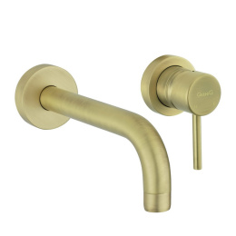 Фото Смеситель для раковины из стены Giulini Futuro бронза матовый F6520-15BROP