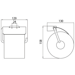 Фото Держатель туалетной бумаги Emco (0200 001 00) хром