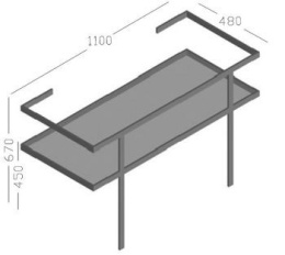 Фото Полотенцедержатель Hatria Daytime (Y0PF01)