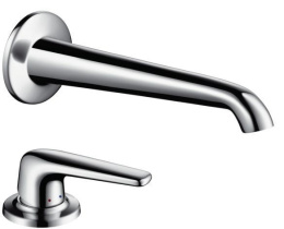 Фото Hansgrohe Axor Bouroullec 19137000 Настенный смеситель для раковины (хром)