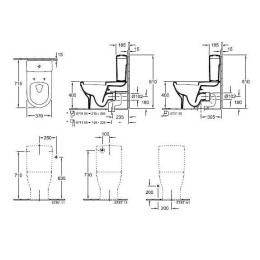 Villeroy&Boch Architectura 568610R1 Унитаз напольный (белый альпийский)