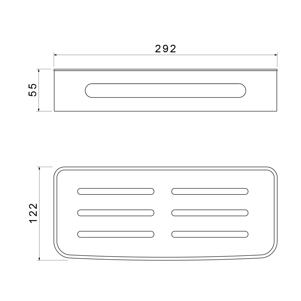 Фото Полка Timo Luiro 18578/03 черный