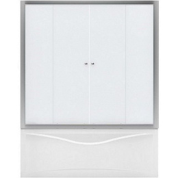 Шторка для ванны Aquanet AQ5 160, узорчатое стекло