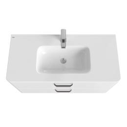 Фото Тумба с раковиной Iddis  Brick белая,  100 см (BRI10WFi95K)