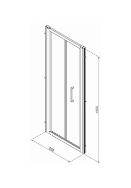 Дверь Типа BIFOLD Kolo Geo 560.116.00.3