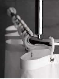 Набор штанг для душевой занавески Keuco Plan 14936010800, хром