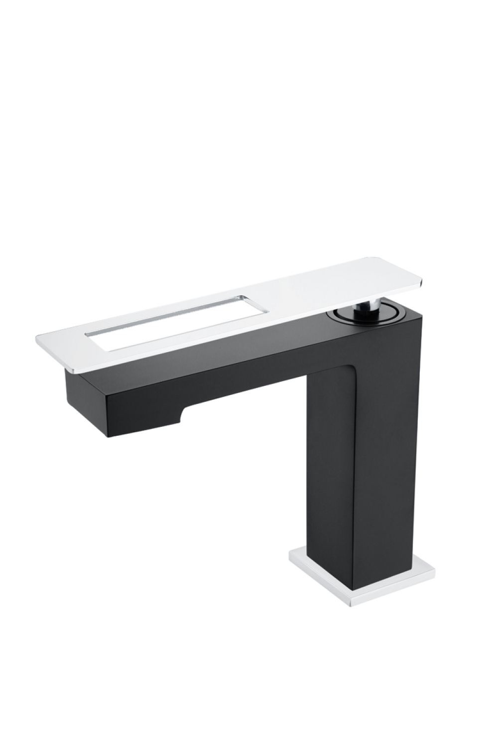 Фото Смеситель для умывальника Boheme Q (141-BCR) черный