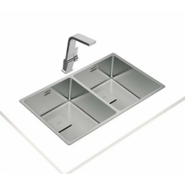 Кухонная мойка Teka Flexlinea RS15 2B 740 полированная сталь 115030009
