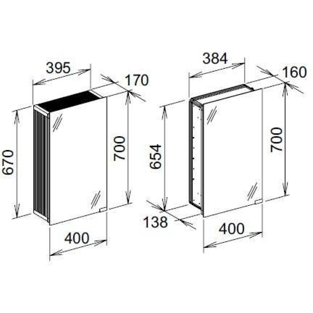 Модуль Keuco Royal Modular 25004000202, алюминий