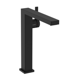 Фото Высокий смеситель для раковины Hansgrohe Tecturis E EcoSmart+ 73070670 (чёрный матовый)
