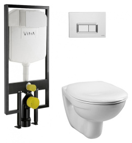 Инсталляция и унитаз Vitra Normus (9773B003-7200) белый