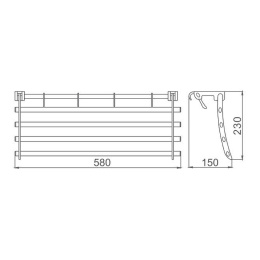 Держатель для полотенца Haiba HB806