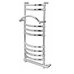 Фото Полотенцесушитель электрический Margaroli Luna с полкой 534/М Box 534M4711CRNB 36 x 101.6 см, хром