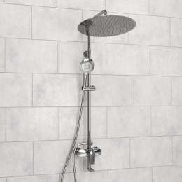 Фото Душевая система WasserKRAFT A166.117.101.087.CH Хром