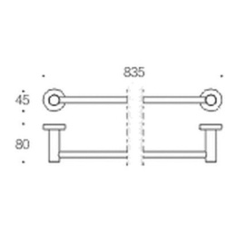 Полотенцедержатель Colombo PLUS W4912