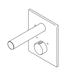 Cмеситель Oras Cubista 6257C для раковины, сенсорный