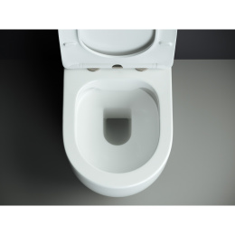 Унитаз-компакт Ceramicanova MIA CN1801 с горизонтальным выпуском белый