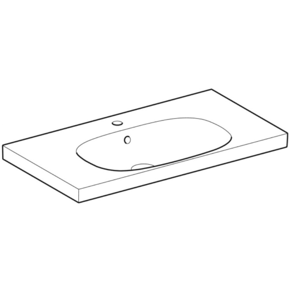 Geberit Acanto 500.623.01.2 Раковина, подвесная