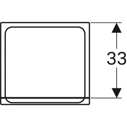 Geberit Renova Plan 869032000 Шкаф, средний