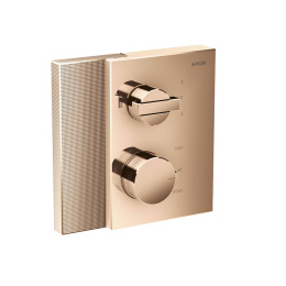 Фото Axor Edge 46761300 Встраиваемый термостат для душа, на 2 источник с запорно-перекл.вентилем (внешняя