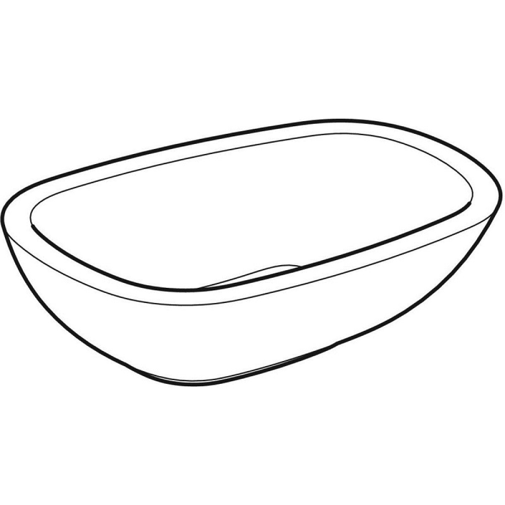 Фото Geberit Citterio 500.542.01.1 Раковина, встраиваемая сверху, накладная