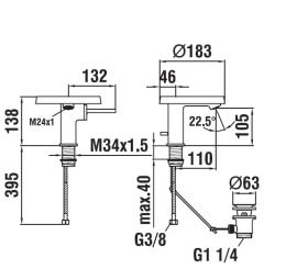 Фото Смеситель Laufen Kartell 3113310041131 для раковины