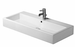 Раковина 100 см Duravit Vero 0454100000, белый