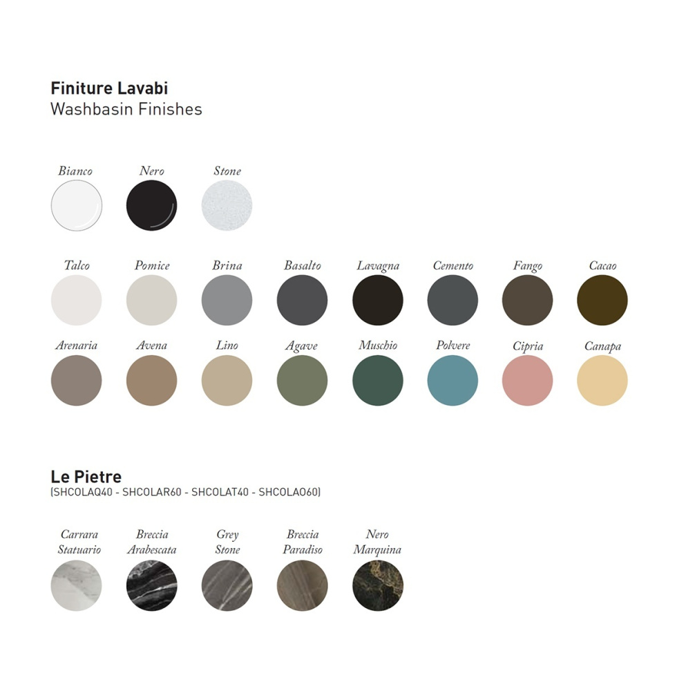 Ceramica CIELO Shui Comfort SHCOLAQ40 LN - Раковина накладная на столешницу 40 * 40 см (Lino)