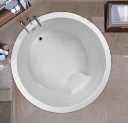 Акриловые ванны 180 см Акриловая ванна 180x180 Vagnerplast (VPBA180RON9X-04), круглая