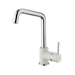 Фото Смеситель для кухни Paini Cox 7890572CR599H1KM белый