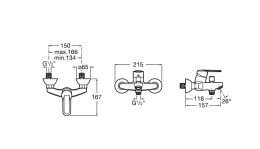 Фото Смеситель для ванны с душем Roca Victoria (5A0225C0M) хром