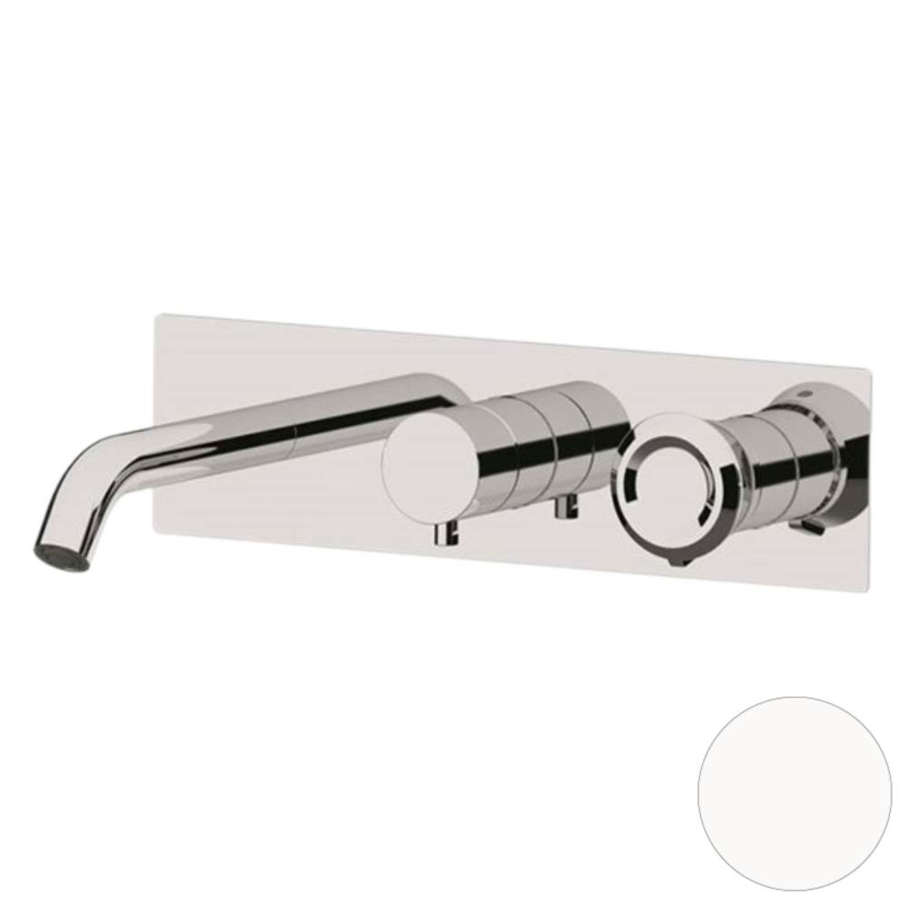 Фото Смеситель для ванны Remer Element ET54D2BO, белый матовый