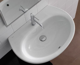 Фото Раковина подвесная Globo Bowl+ (BO006.BI) белый