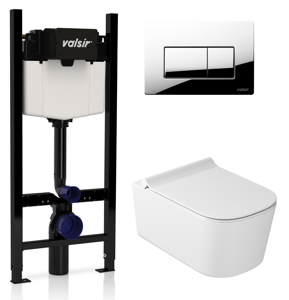 KIT VSCR 5486 Slim P1 Комплект инсталляции 4 в 1, WINNER S BLOCK VS0853202, унитаз MEG11PRO 5486, кр