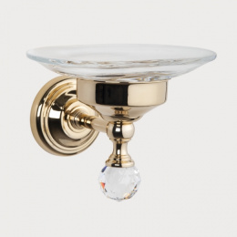 Мыльница Tiffany World Crystal TWCR106oro-sw, золото