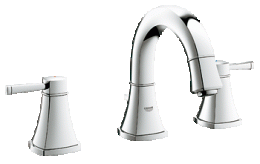 20417000 Grohe Grandera Смеситель для раковины на 3 отверстия, низкий излив