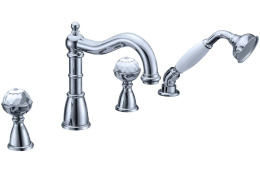 Фото Смеситель врезной Boheme Brillante (393) хром