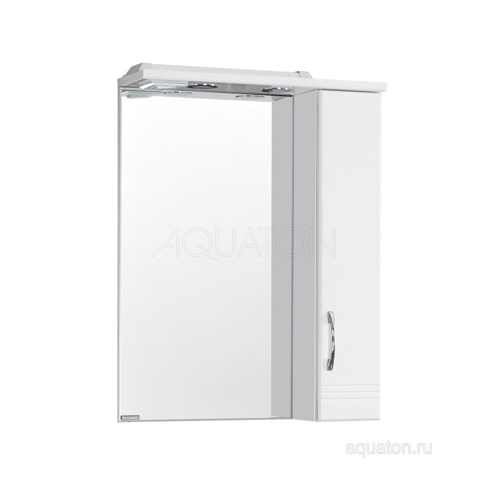 Фото Зеркальный шкаф Aquaton Онда правый белый 1A009802ON01R
