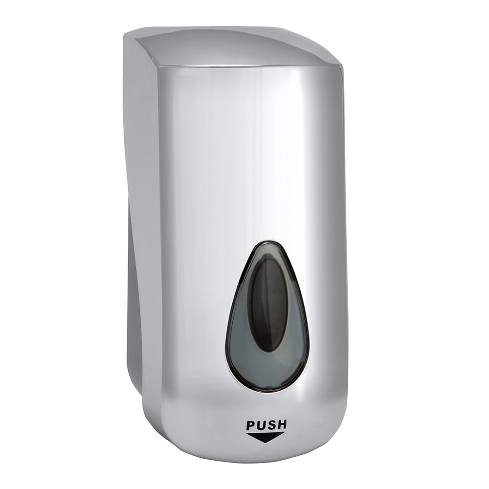 Фото Bemeta 121209407 Дозатор мыла-пены, 1000 мл, пластик, серый