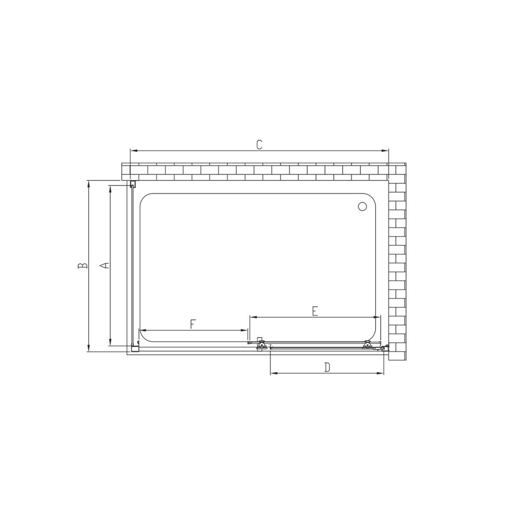 Душевой уголок Vincea Alpha (VSR-3AL9013CL) хром