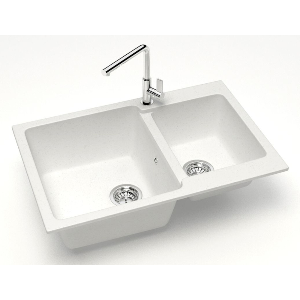 Кухонная мойка Azario Grand (CS00079900) Белый