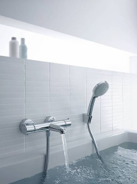 Комплект смесителя для ванны Hansgrohe Ecostat Universal (13123000/26536400) хром