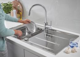 Grohe K400+ 31568SD0 Мойка для кухни из нержавейки 1 чаша с крылом