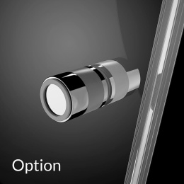 Душевая дверь в нишу Radaway Essenza New DWB 100 100x200 L профиль Хром стекло прозрачное 385077-01-