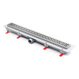 Фото Душевой лоток с рамкой Paini CH650HN хром