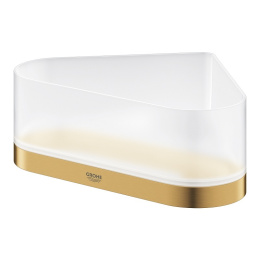 Угловая полочка с держателем Grohe Selection 41038GN0, золото матовое