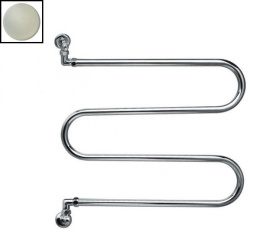 Фото Полотенцесушитель Margaroli Vento 402600BN водяной, шлифованный никель