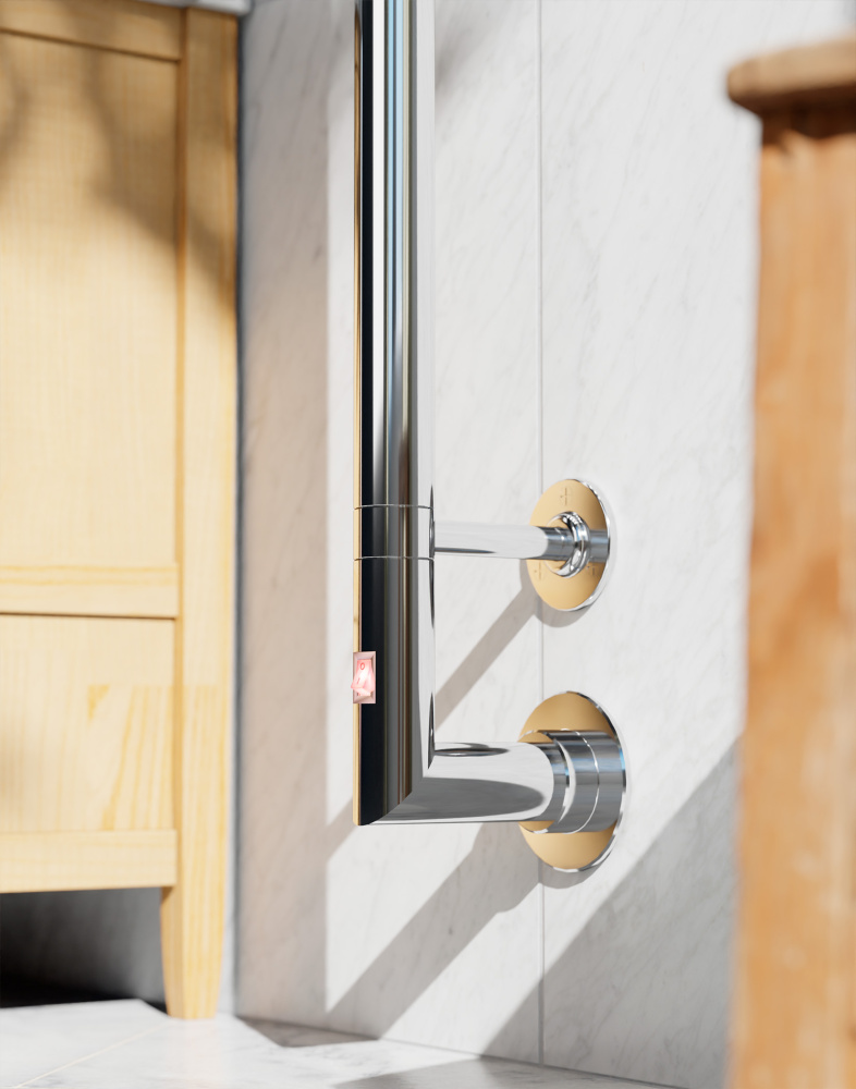 Фото Полотенцесушитель электрический Margaroli Acrobaleno 616X 616XCRB-1650, хром