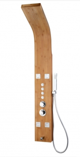 Душевая панель с термостатом Denberg LT-202 (бамбук)